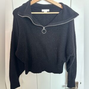 H&M Super Soft Quarter Zip Size Medium